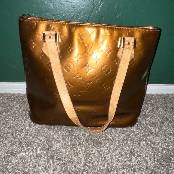 LOUIS VUITTON BRONZE VERNIS AUSTIN - Picture 7 of 14